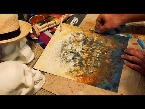 Видео: Полевые цветы.Пастель масляная.Таймлапс / Wild flowers .Drawing with Oil Pastels - Time Lapse