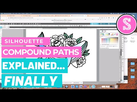 Видео: Объяснение составных путей в Silhouette Studio