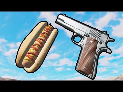 Видео: Огнестрельные друзья и хот-доги в H3VR