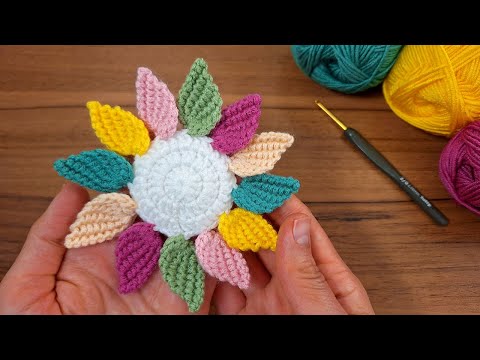 Видео: 🌼Новая подставка «Цветок» крючком (Подставка крючком для начинающих)