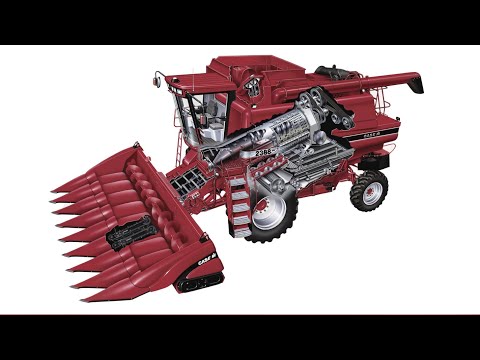 Видео: Комбайны Case IH Часть 1