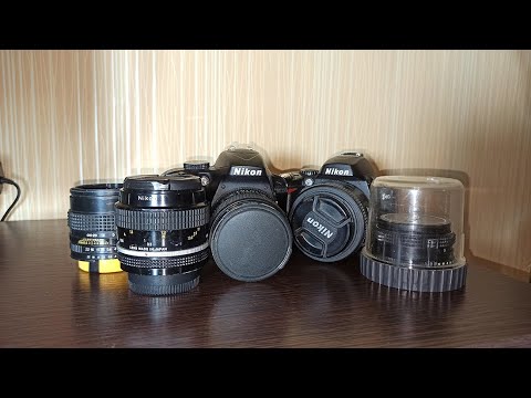 Видео: Моя фототехника Nikon D3300 и Nikon D40. Много красивых фоточек