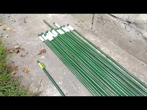 Видео: КОЛЫШКИ (опоры) для растений металл с пластиком CSP-11-150, длина 150 см  + СОВЕТ и АНЕКДОТ
