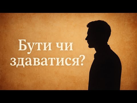 Видео: Бути чи здаватися?