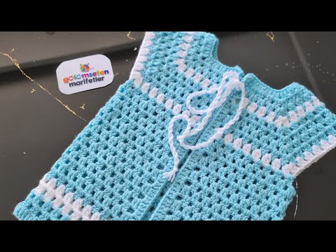 Видео: Как связать крючком выкройку кардигана для мальчика и девочки