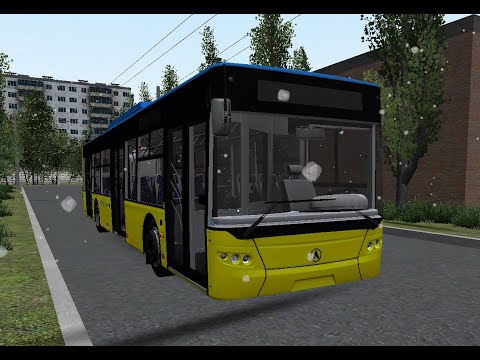 Видео: Работа водителем троллейбуса. На сервере FS Project . Маршрут №1. Карта Озёрск.