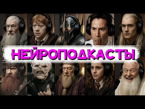 Видео: НЕЙРОПОДКАСТЫ: Дамблдор, Гендальф, Гарри Поттер, Гермиона, Леголас, Гимли и другие (выпуск 1)