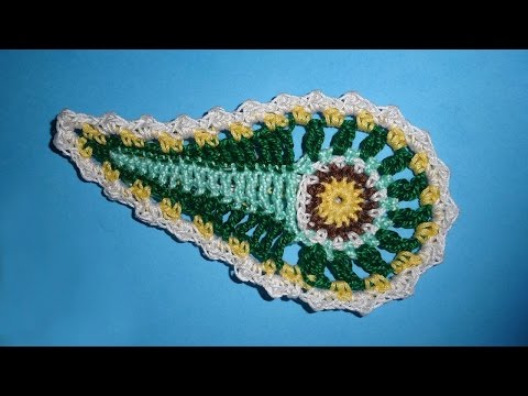 Видео: Irish lace Узор пейсли  Crochet paisley Ирландское кружево