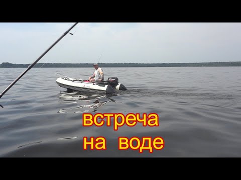 Видео: Рыбалка троллингом на Верхней Волге. Встреча на большой воде. Остров Божье Дело.