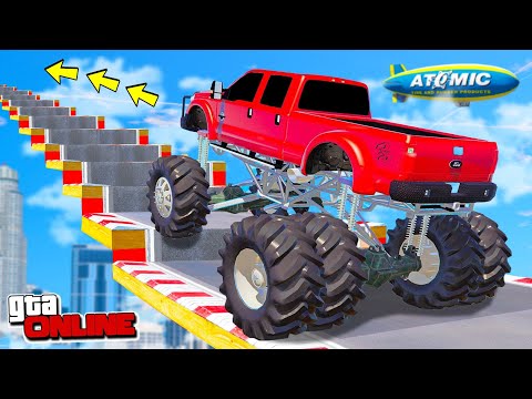 Видео: КАК ВЫСОКО СМОГУТ ЗАБРАТЬСЯ РАНДОМНЫЕ МАШИНЫ В ГТА 5 ПО СТУПЕНЬКАМ ЛЕСТНИЦЫ?