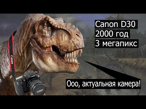 Видео: Canon D30 - Одна из первых цифрозеркалок (обзорус)