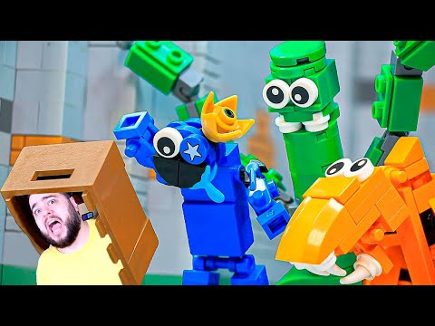 Видео: ЛЕГО РАДУЖНЫЕ ДРУЗЬЯ 😨 LEGO RAINBOW FRIENDS АНИМАЦИИ