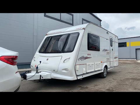 Видео: Английский караван, кемпер, прицеп-дом Elddis Queensferry 482 2007 года выпуска