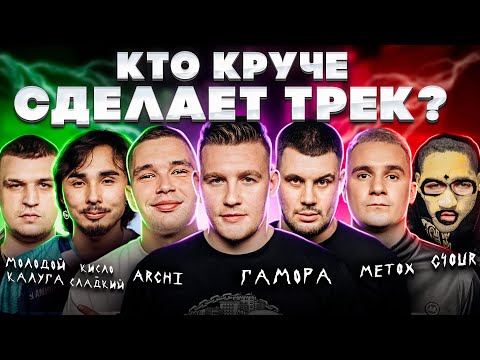 Видео: ГАМОРА, Кисло-Сладкий, Metox, ARCHI, G4OUR, Молодой Калуга. Рэп шоу: Биг Коллаб. Трек хит за 5 минут