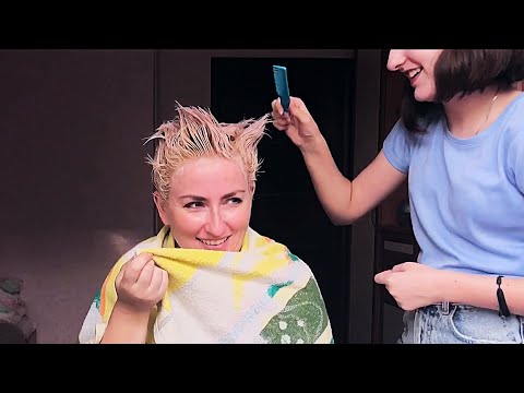 Видео: КОРОТКИЕ ВОЛОСЫ крашу в необычный цвет
