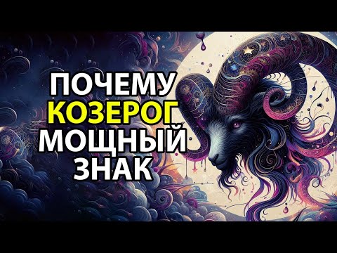 Видео: Почему КОЗЕРОГ - мощный знак зодиака. 💪