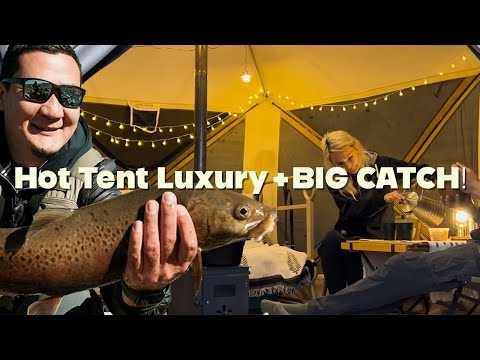 Видео: 🔥 Тансаг майхан + 70см загас! (Luxury Hot Tent Camping & BIG Catch) 🎣🏕️