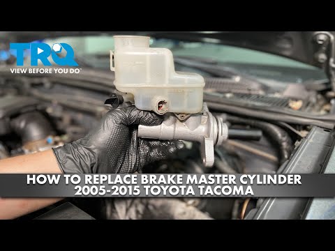 Видео: Как заменить главный тормозной цилиндр на Toyota Tacoma 2005-2015