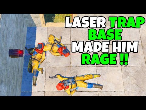 Видео: RUST |ТОКСИЧНЫЙ ИГРОК ЗЛИТСЯ НА БАЗУ ЛАЗЕРНЫХ ЛОВУШЕК!