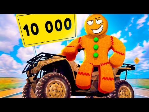 Видео: 🚗 Я ПРОЕХАЛ 10 000 МЕТРОВ В ПЫЛЬНОЙ ПОЕЗДКЕ ROBLOX! (a dusty trip)