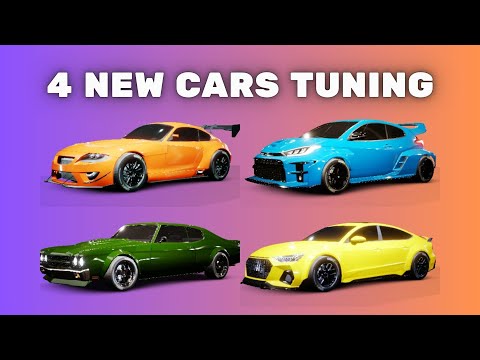 Видео: [CarX Street] 4 новых тюнинга автомобилей для обновления 1.9.0