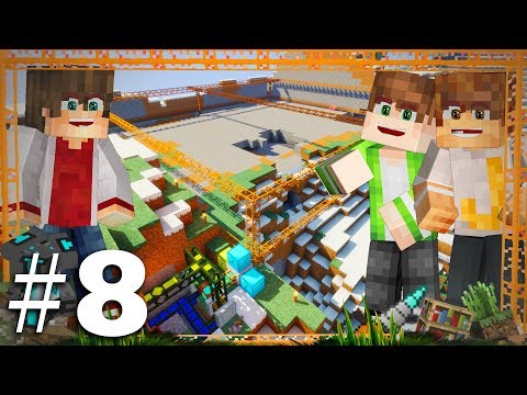 Видео: ПОСТРОИЛИ ОГРОМНЫЙ КАРЬЕР ПОСРЕДИ ГОРЫ! ТЕХНОПРИКЛЮЧЕНИЯ В MINECRAFT LP #8