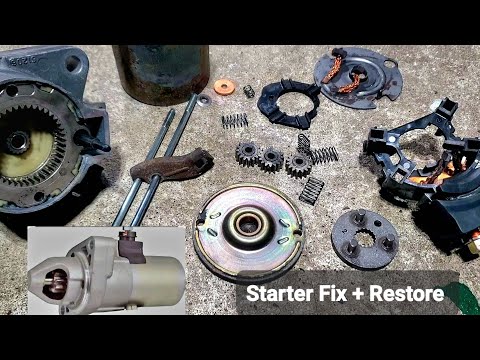 Видео: Как починить стартер автомобиля, ремонт и восстановление стартера Honda CRV