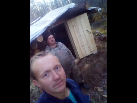 Видео: постройка зимовья за четыре дня. архив 2018 года. специально для подписчиков.