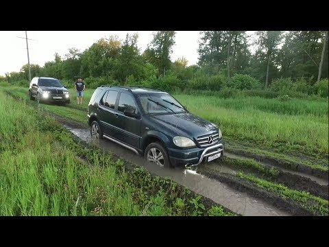 Видео: В стоке это предел для Мерседес Ml  W163 vs BMW X5 E53