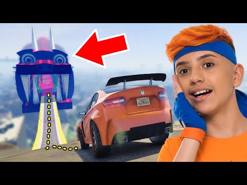 Видео: Выживи на Мега-рампe Огненного Дракона в GTA 5!!