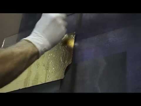 Видео: Водное золочение стекла ЧАСТЬ 4