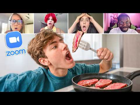 Видео: Употребление мяса в присутствии веганов