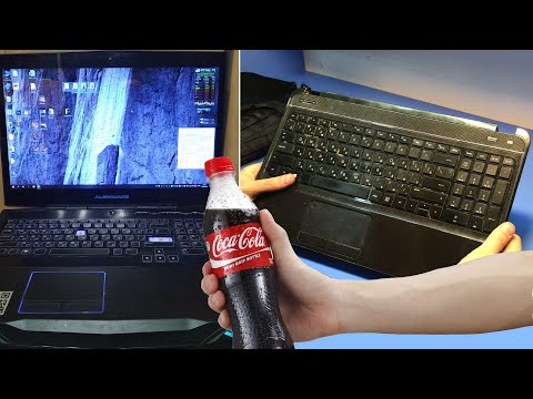 Видео: Ремонты для подписчиков: Dell Alienware m17x залитый колой | Половинка ноутбука HP G6-2211er