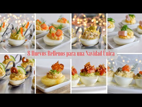 Видео: 🎄 8 рецептов фаршированных яиц на Рождество | Легко, Оригинально и Вкусно 🎄DarixLAB