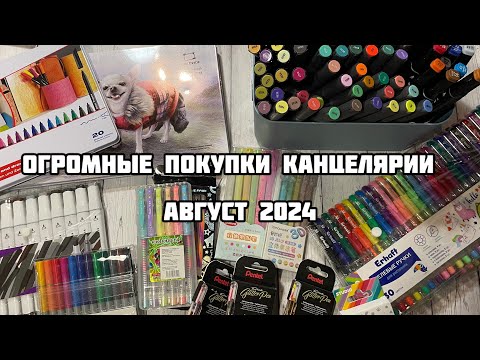 Видео: Покупки канцелярии за август 2024// Back to school// Много ручек, маркеров и другого