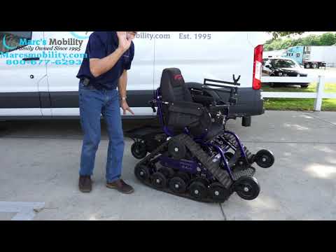 Видео: Action Track - Полный обзор кресла Track Power Chair - Внедорожное экстремальное кресло с электро...