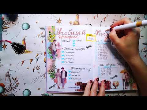 Видео: Как я веду ежедневник. Учебный план