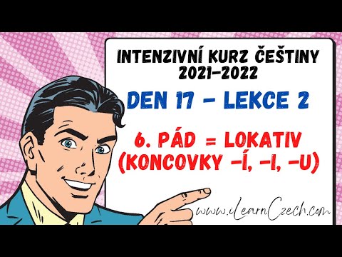 Видео: Курс чешского 17.2: Локатив - окончания существительных (-í, -i, -u)
