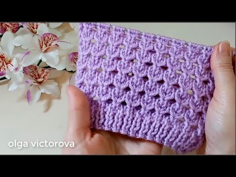 Видео: АЖУРНО-РЕЛЬЕФНЫЕ ФАНТАЗИИ. НОВЫЙ УЗОР, СТАРЫЕ ПРИЕМЫ 1029 Узоры спицами KNITTING PATTERN