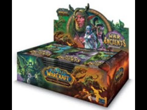 Видео: Распаковка World of Warcraft: TCG War of the Ancients Booster box: DROP?Yes.Unboxing! Loot boxes.