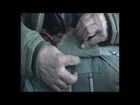 Видео: Запасной парашют З-6п , - раскрытие страхующим прибором