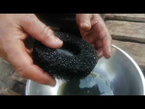 Видео: На что похож хороший воздушный фильтр мотоблока после интенсивных полевых работ!