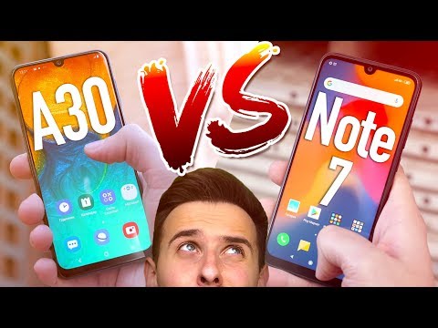 Видео: XIAOMI REDMI NOTE 7 ПРОТИВ SAMSUNG A30 - МАКСИМАЛЬНО ПОДРОБНОЕ СРАВНЕНИЕ
