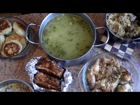 Видео: Чем я кормлю семью, готовлю на пару дней. 4 часть