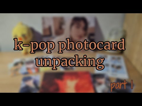Видео: распаковка кпоп фотокарт: часть 1 // ateez, wayv