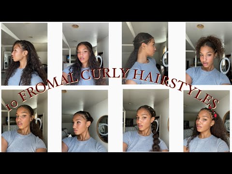 Видео: УЧЕБНОЕ ПОСОБИЕ | 10 ФОРМАЛЬНЫХ ПРИЧЕСОК ДЛЯ КУДРЯВЫХ ВОЛОС