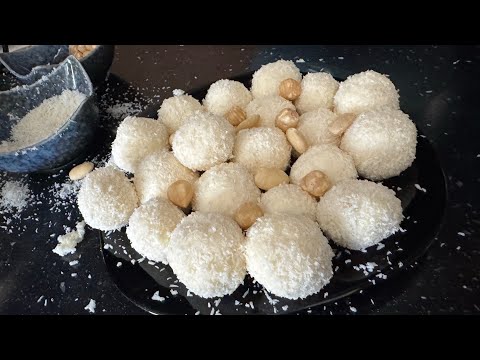 Видео: Домашни Здравословни Кокосови Бонбони “Рафаело”