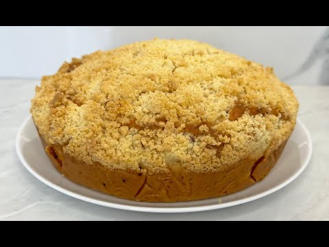 Видео: Невероятный Пирог с Персиками Просто и Ооочень Вкусно!!! / Персиковый Пирог / Peach Pie