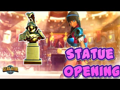 Видео: Gladiator Heroes/Гладиаторы Герои. Открытие Золотой и 12ти серебряных статуй.