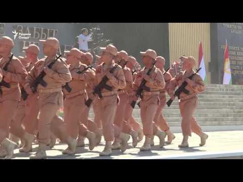 Видео: Гашти низомӣ дар боғи "Ғалаба"-и Душанбе